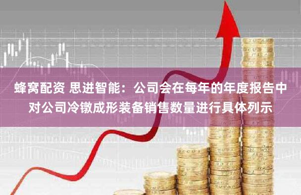 蜂窝配资 思进智能：公司会在每年的年度报告中对公司冷镦成形装备销售数量进行具体列示