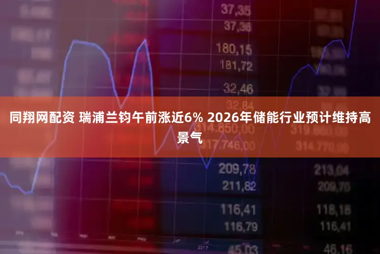 同翔网配资 瑞浦兰钧午前涨近6% 2026年储能行业预计维持高景气