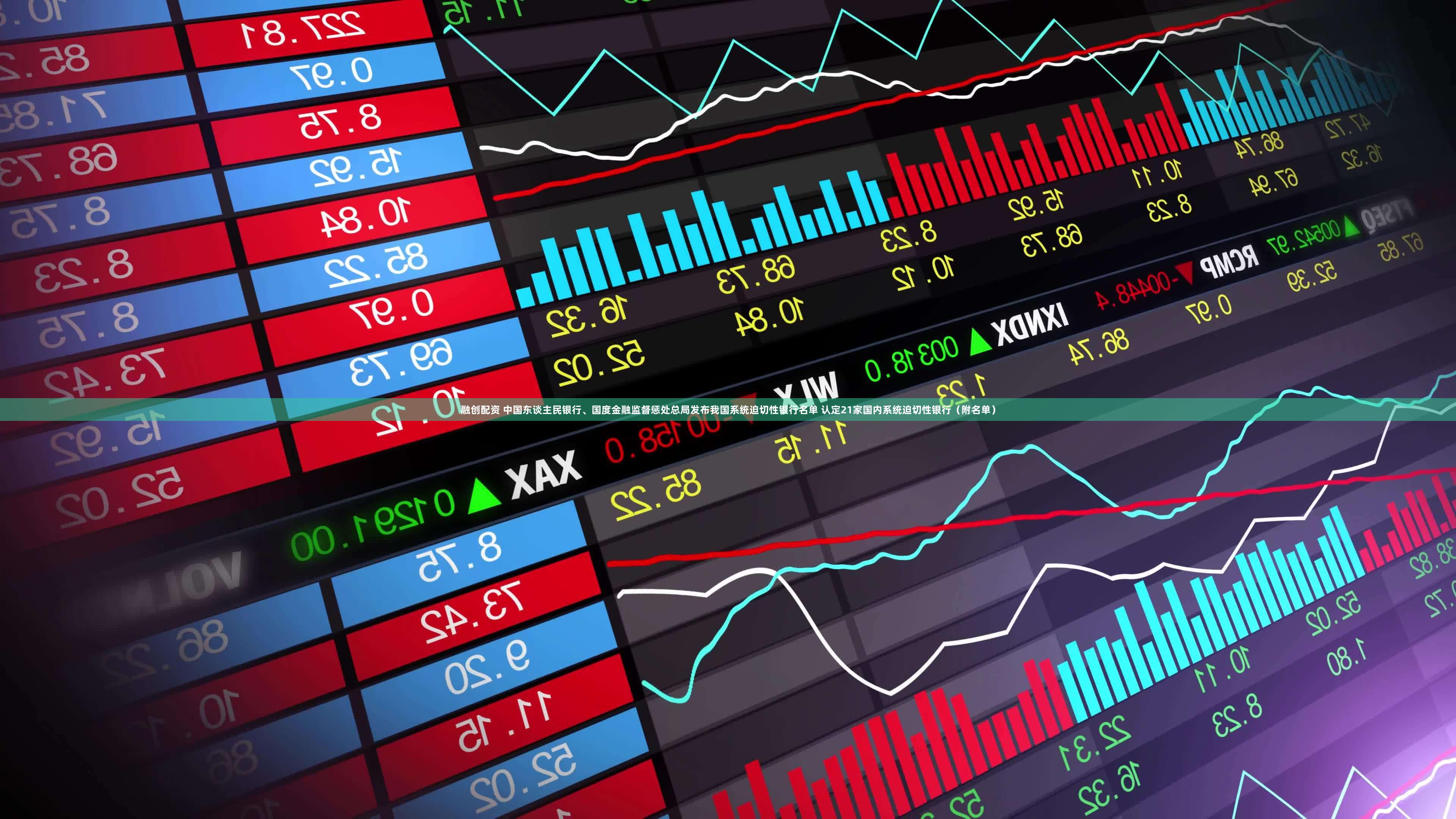 融创配资 中国东谈主民银行、国度金融监督惩处总局发布我国系统迫切性银行名单 认定21家国内系统迫切性银行（附名单）