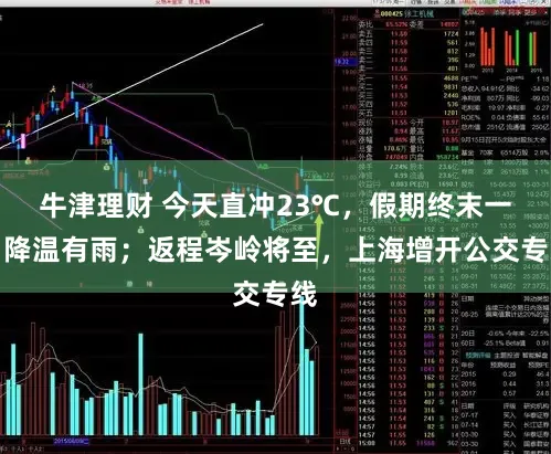 牛津理财 今天直冲23℃，假期终末一日降温有雨；返程岑岭将至，上海增开公交专线