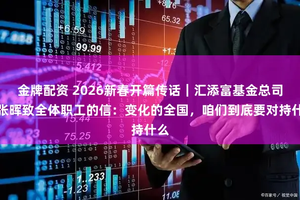 金牌配资 2026新春开篇传话｜汇添富基金总司理张晖致全体职工的信：变化的全国，咱们到底要对持什么