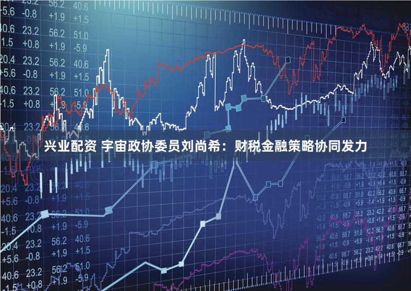 兴业配资 宇宙政协委员刘尚希：财税金融策略协同发力